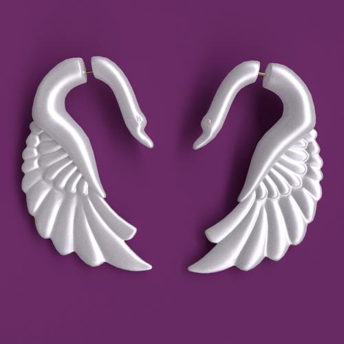 Swan Earrings preview image